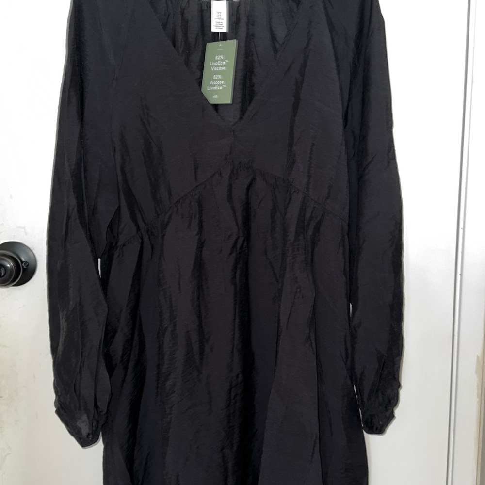H&M Black Mini Dress